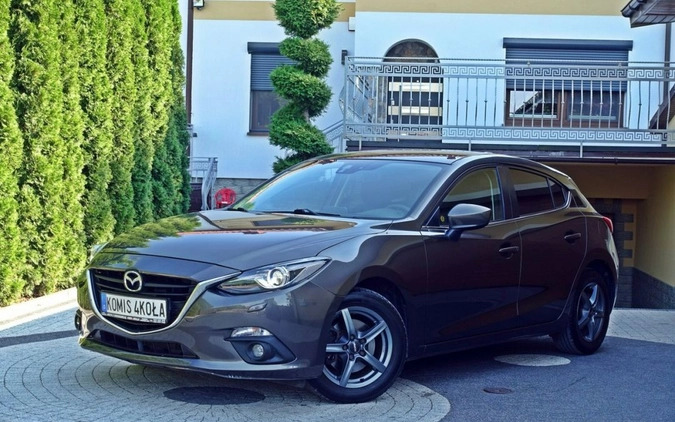 Mazda 3 cena 48900 przebieg: 147000, rok produkcji 2014 z Dęblin małe 254